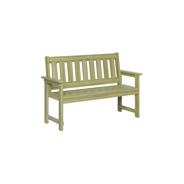 T&J FRANK Gartenbank, 130 x 56 x 89/42 cm, Bausatz, Fichte KDI, 19706