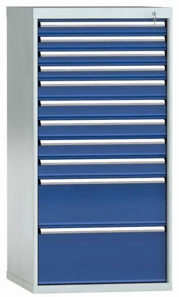 KLW Schubladenschrank, 1450 x 725 x 750 mm, Einbaumaß: 1350 mm, Einteilung: 36 x 36 Einheiten, SGB1450-11EP-001