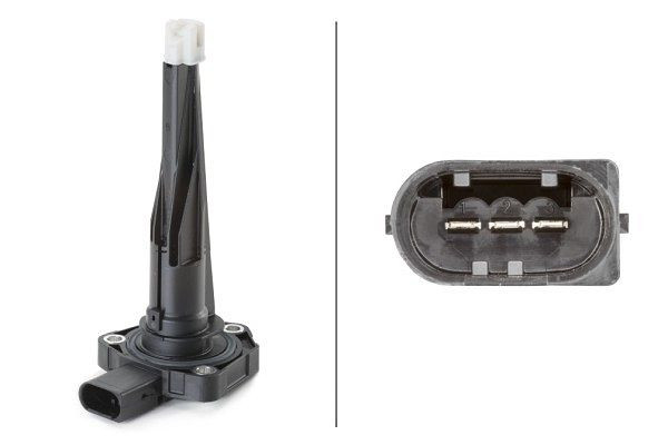 HELLA Sensor, Motorölstand, 3-polig, mit Dichtung, 6PR 013 680-171