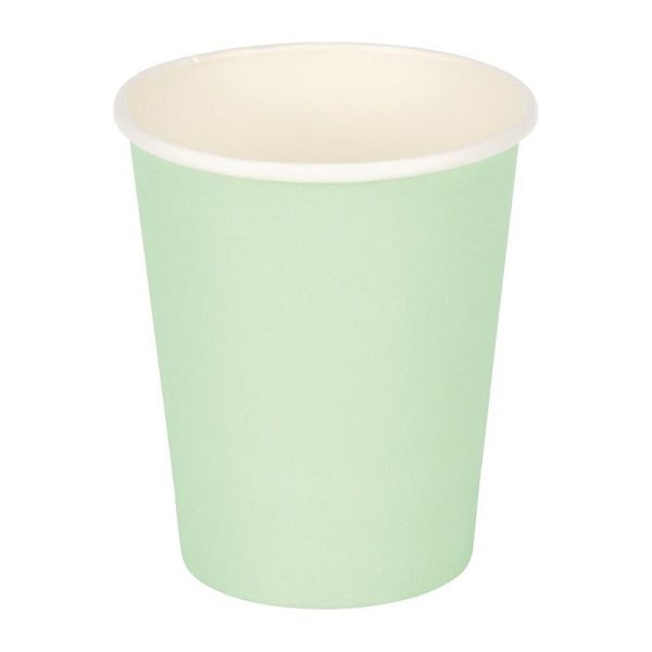 Fiesta Einwandige Heißgetränkebecher türkis 225ml, VE: 1000 Stück, GP403