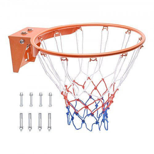 VEVOR Basketball-Felge, an der Wandtür montiert, robust mit Netz, für den Innen- und Außenbereich für Kinde, LK18CBZKFTSTI4VGNV0