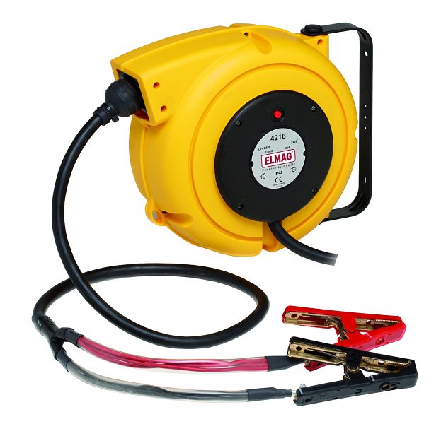 Automatischer Kabelaufroller, Für Strom 230 V, Aus Kunststoff Kabellaenge 20 M 148329
