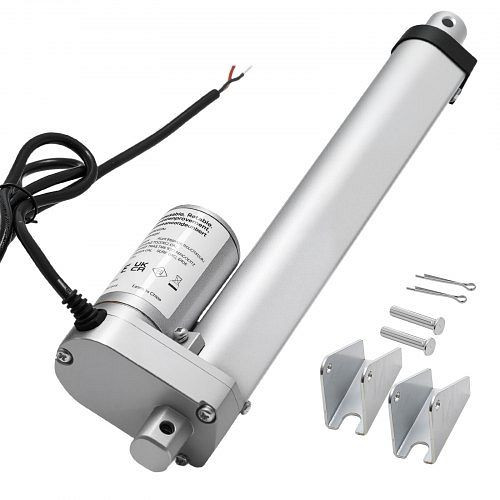 VEVOR 12V Linearantrieb 203,2mm 15mm/s 1000N Aktuator IP54 mit Halterung für Schreibtische, Liegestühle, Türöffner, CGXXZXQ8INCHM2C9A001V9
