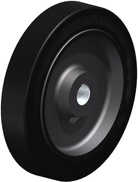 Blickle GEVN 362/40H7 Rad aus Elastik-Vollgummi, Schwarz, 608216