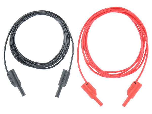 Metrel Prüfleitung, 1,5 m, 2 Stück, (schwarz, rot), S 2025, 20991151