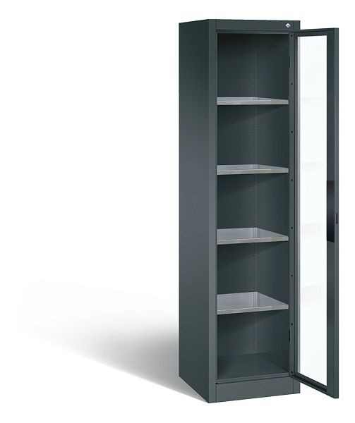 C+P Werkzeugschrank Acurado, H1950xB502xT500mm, Farbe: Anthrazitgrau, Muldengriff, 8901-055 S10053