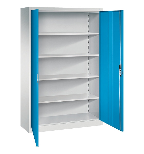 C+P Büroschrank Acurado, H1950xB1200xT400mm, 7035/5012, 9460-000 S11077