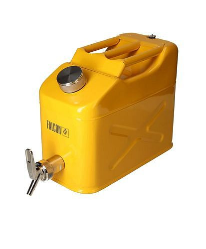FALCON Sicherheitskanister aus Stahl, lackiert, mit Feindosierhahn, EPDM-Dichtungen, 10 Liter, 309207