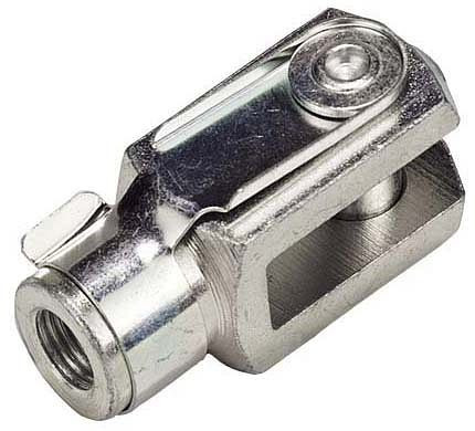 timmer ZTI-GKI-E-M20x1,5-Stz, Gabelkopf, Innengewinde: M20 x 1,5, Material: Stahl verzinkt, CETOP RP102P, 31601034