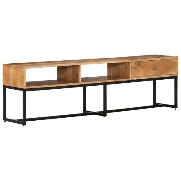 vidaXL TV-Schrank 160x30x45 cm Massivholz Akazie, 337991