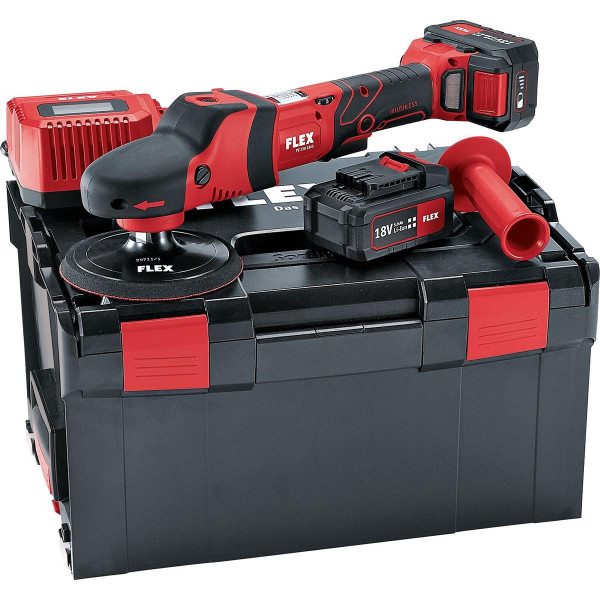 FLEX Akku-Rotationspolierer 18,0 V PE 150 18.0-EC/5.0 Set, 447153