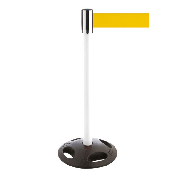 Stein HGS Personenleitsystem -P-Line Maxi-, weiß, signalgelb, mit Gurtendstück (Standard), 34175m-1202