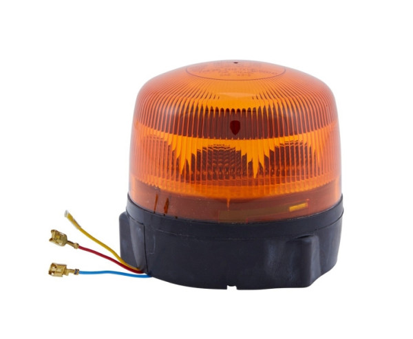 HELLA LED-Blitz-Kennleuchte, RotaLED, 12/24V, gelb, Anbau/geschraubt, Kabel: 140mm, Stecker: Flachstecker, 2XD 012 878-001