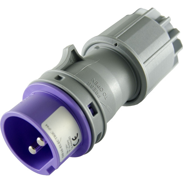 GIFAS Kunststoff-CEE-Stecker, 24 V, 32 A, 279346, 4251401410912