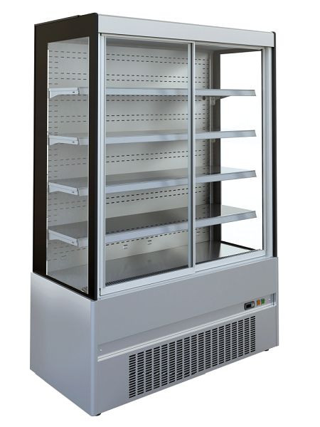 KBS Wandkühlregal Edelstahl Cronus 1310 mit Schiebetüren, 9230736