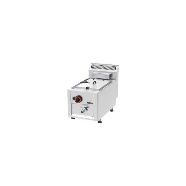 Casselin Gas-Fritteuse zum Aufstellen mit Ablassventil 8 L 33 - Linie 600, C6FGV833