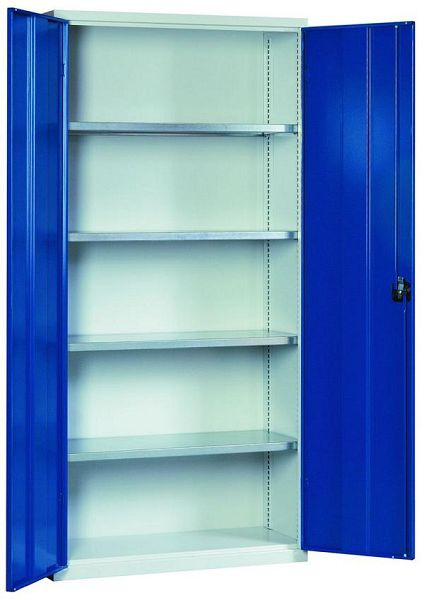 KLW Universalschrank, 2000 x 1000 x 490 mm, 4 Fachböden, alle 20 mm verstellbar, 7FN-NH2000TD-0204XRB