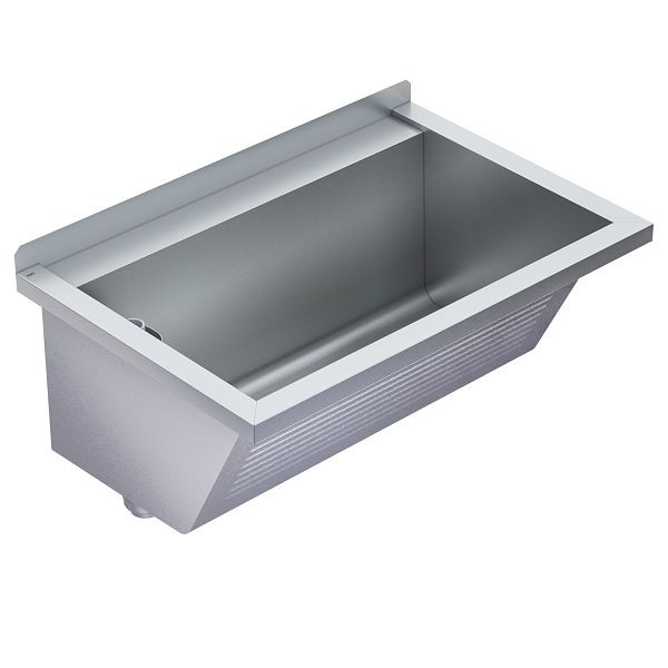 KWC Waschtrog, Sirius, Edelstahl, 750x354x500 mm, Ablauf links, 2030045753