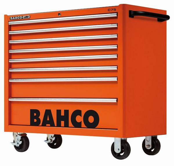 Bahco Classic Werkstattwagen 40" mit 8 Schubladen, orange, 1475KXL8