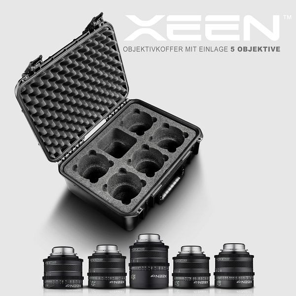 Samyang XEEN CF Komplett Set 5x Canon EF mit Koffer, bestehend aus 5 Objektiven, pro Objektiv je 2 Objektivdeckel und 1 Objektivkoffer, 1022859