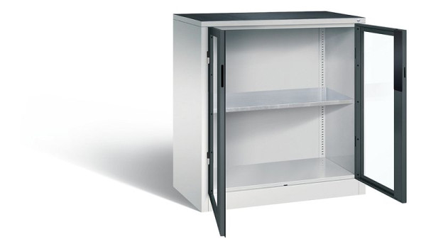 C+P Werkzeugschrank Acurado, H1000xB930xT500mm, Farbe: Lichtgrau / Anthrazitgrau, Muldengriff, 8821-055 S10205
