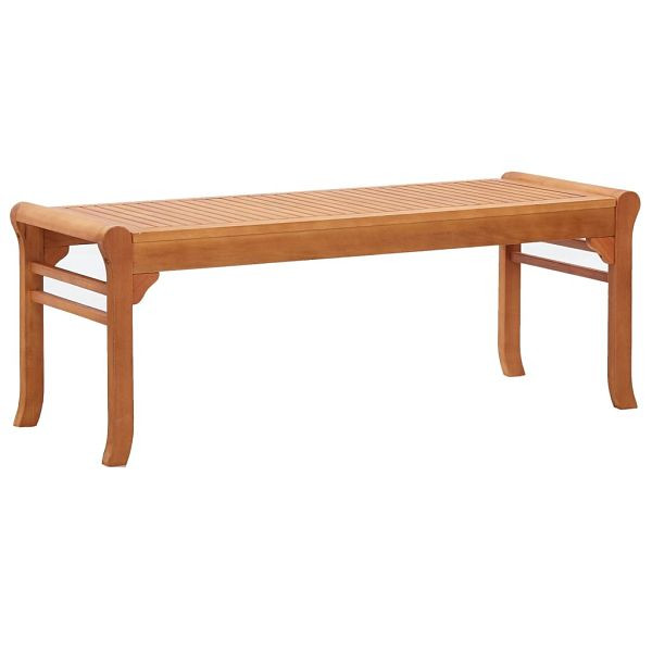 vidaXL Gartenbank 2-Sitzer 120 cm Massivholz Eukalyptus, 47290