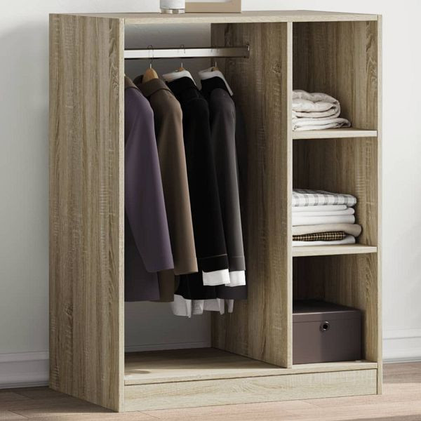 vidaXL Kleiderschrank Sonoma-Eiche 77x48x102 cm Holzwerkstoff, 840809