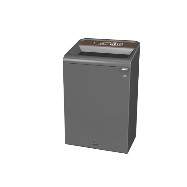 STEIN HGS Configure Recycling-Station Organischer Abfall, 125 Liter, NL, anthrazit, braun, 83846.0004