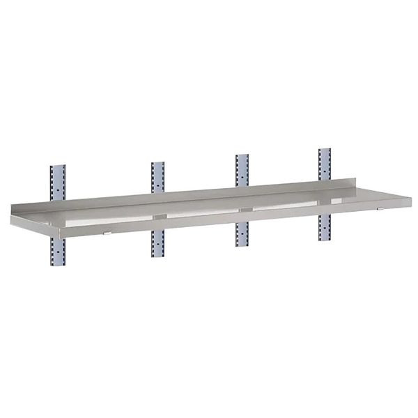 Gastro M Komplette Regal 1 Ebene 180x40cm - Komplettes Montageset (exkl. Schrauben), HZ762
