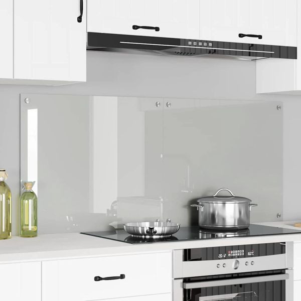 vidaXL Küchenrückwand Transparent 70 x 60 x 0.8 cm Gehärtetes Glas, 3415532