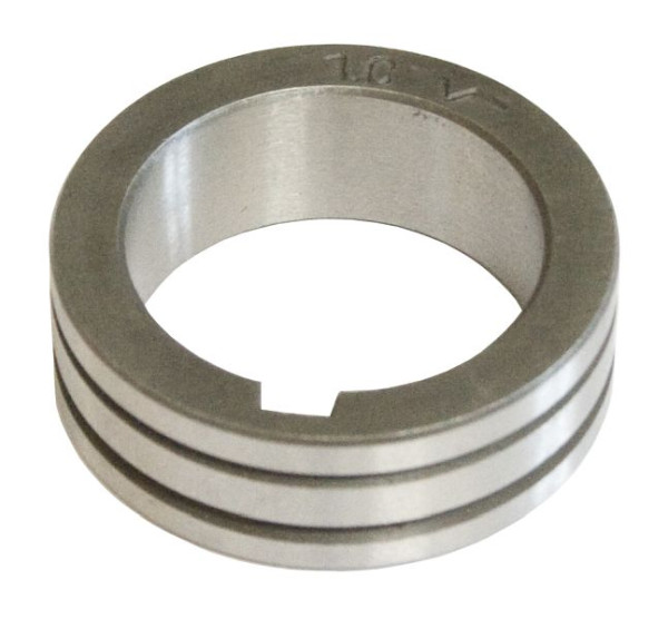 ELMAG Vorschubrolle 1,0/1,2 mm, DMS250-400, PM272/302/301 (Außen-Ø 30mm/Innen-Ø 22mm, 10mm breit) für Alu, HA'HALBRUNDNUT', 54725