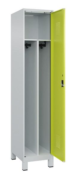 C+P Spind Evolo PLUS, mit Füßen, 1 Abteil, 1950x400x500mm, 7035/0024, Verschluss Zylinderschloss, 049010-12F S10042