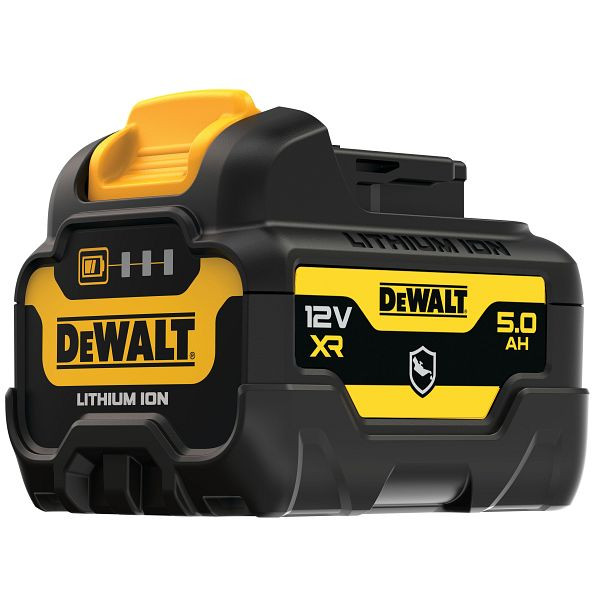 DeWalt 12 Volt / 5 Ah XR Ersatz-Akku mit speziellem Gehäuseschutz gegen Säuren und Chemikalien, DCB126G-XJ