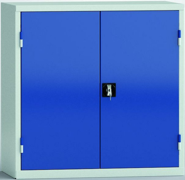 KLW Universalschrank, 1000 x 1000 x 490 mm, Flügeltüren, 2 Fachböden, 7FN-NH1000TD-0204XRB