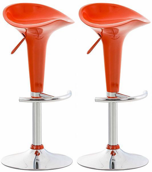 CLP Barhocker Saddle, orange, VE: 2 Stück, 311281, 4251563490678