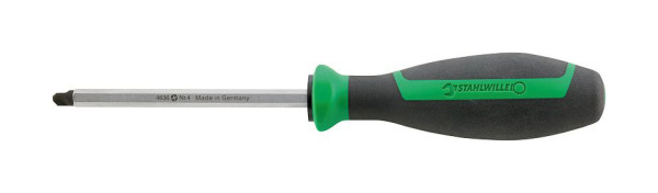 STAHLWILLE TORQ-SET-Schraubendreher DRALL+ Nr.4636 Größe 2 Klingen-Länge 100 mm, 46363002