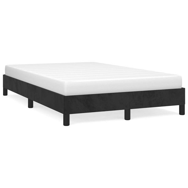 vidaXL Bettgestell Schwarz 120x190 cm Samt, 3269627, 8721102435140