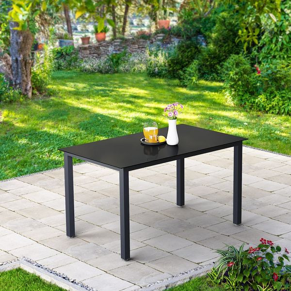 casaria Gartentisch Bern Anthrazit Alu 150x90x75cm, 995777
