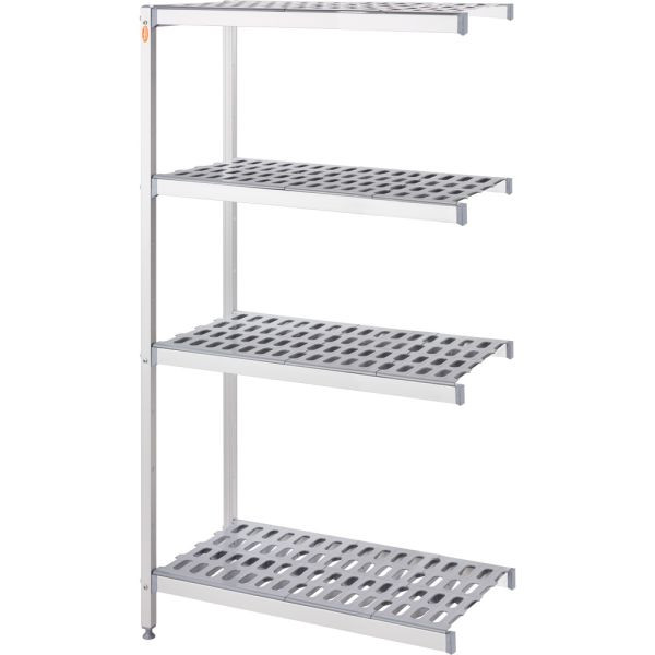 Stalgast Lagerregal aus Aluminium mit 2 Beinen 1164x460x1680 mm (BxTxH), LT1146116