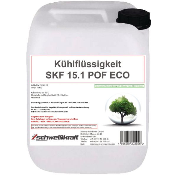 Schweißkraft Kühlflüssigkeit SKF 15, VE: 5 Liter, 1030105, 4036351302919