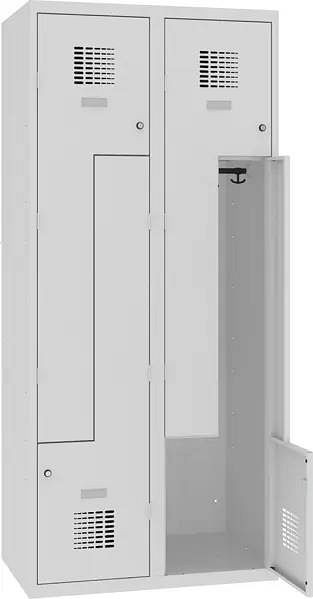 Eurobox Z-Spind, 2 Abteile 4 Fächer, 400 mm, 0400-040202