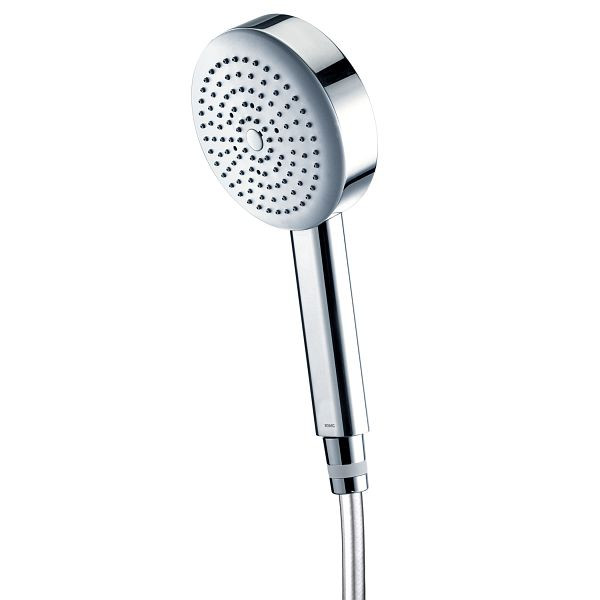 KWC Handbrause, F3, Kunststoff verchromt, Regenstrahl, d: 110 mm, Schlauch 1500 mm, 2030051216