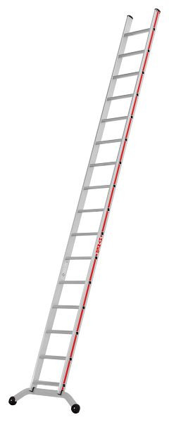 HYMER Stufenanlegeleiter, 16 Stufen, Länge 4,22 m, 851216