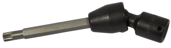 SW-Stahl IMPACT-Schraubendreheinsatz, 3/8", Innenvielzahn, M10, mit Gelenk, 05216L
