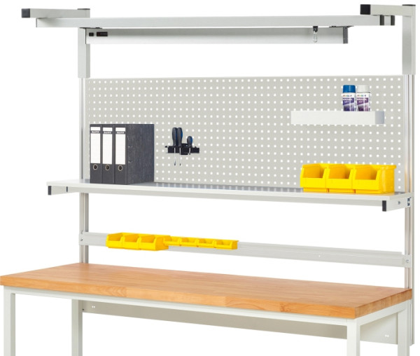RAU System-Aufbau - Komplettset 04, für Produktbreite 2000 mm, RAL7035/RAL7035, EE-BW-KS-04-2000.12