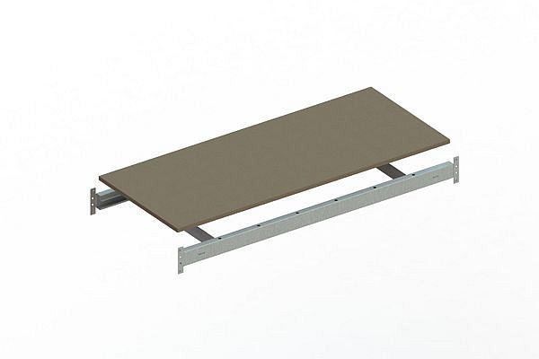 Meta MINI-RACK Zusatzboden 1400x650 mm, verzinkt, mit Spanplatte, 20042930