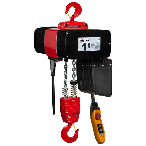 DELTA Premium Elektrischer Kettenzug Typ DMH 230V, 3,5/0,9m/min 2-Strang, 1t mit 3m Hubhöhe, DH.0.DMH.01003.03