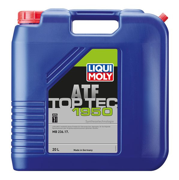 LIQUI MOLY Getriebeöl Top Tec ATF 1950, Kanister Kunststoff, VE: 20 Liter, 21379