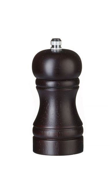 Hendi Salzmühle aus Holz, dunkel, ø50 x 113mm, Keramik, 469774