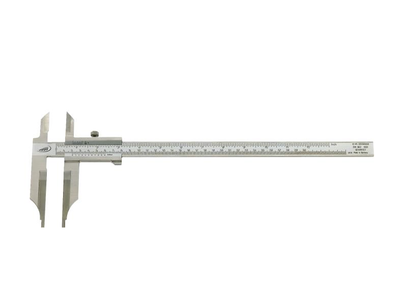Metrica 10011 Mini-Messschieber 100 Mm – Verchromt, Gehärteter Edelstahl, Mit Kunstleder-Etui, Für Feine Messungen